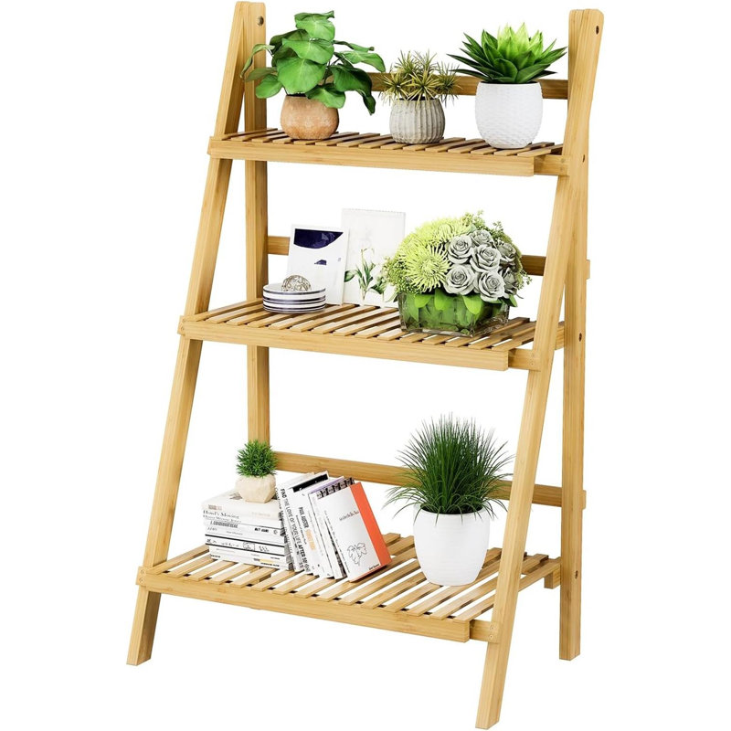 Foldable Ladder Shelf 39.4"