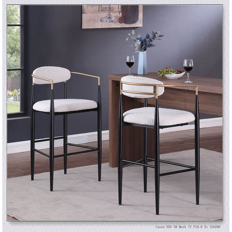 TABOURET DE BAR (ENSEMBLE DE 2) Créez une expérience culinaire intemporelle et améliorez le confort culinaireCréez une expérience culinaire intemporelle et améliorez le confort culinaire