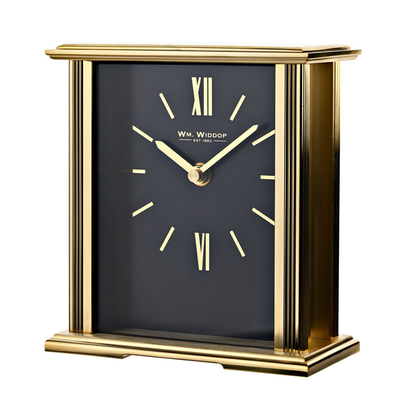 Lamartine Metal Wall Clock, Gold 