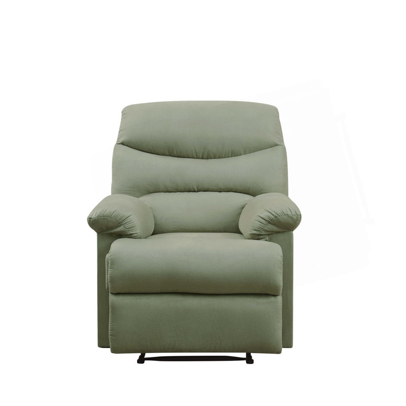 Fauteuil inclinable avec accoudoirs coussinés Sage Motion, Sauge