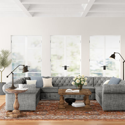 Huskins Upholstered U-Shaped Sectional Symmetrical