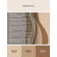 Soft Plush Kamena Minimalist Solid Colour Area Rug in Beige – Beige Binding-771670819
