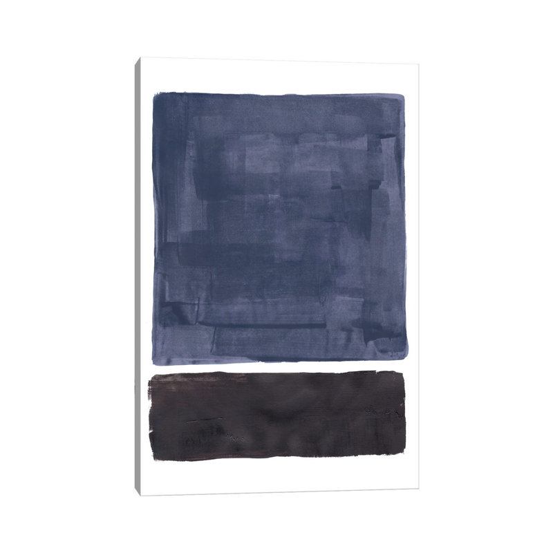 Rothko Remake Midnight Blue by EnShape - Wrapped Canvas Print, 20.32 cm H x 30.48 cm W
