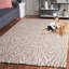 Tapis gris / ivoire / beige en laine / coton touffeté à la main Kristal-1593196997