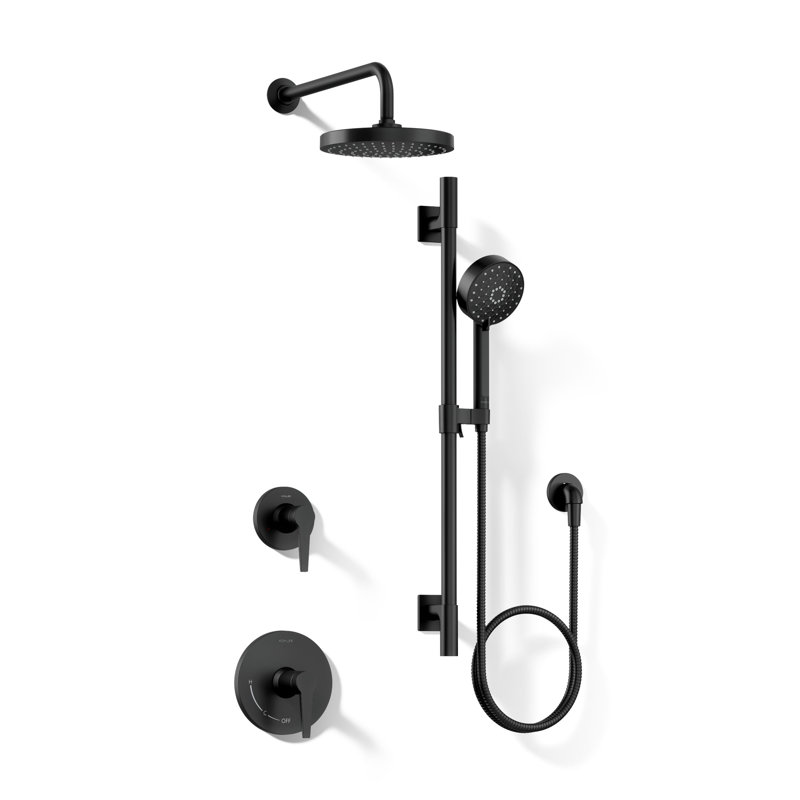 Awaken Tub & Shower Faucet, Matte Black