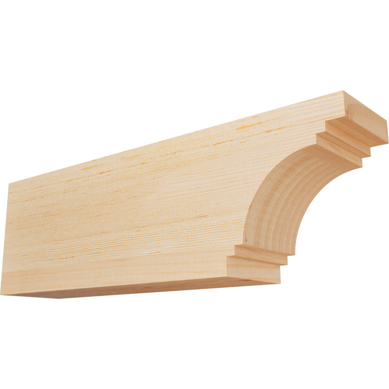 Queue de chevron lisse Pescadero, Sapin de Douglas, H 6 po x l 18 po x P 3,5 po
