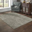 Tapis gris / beige à carreaux-105784211