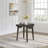  Hinged Drop Leaf Dining Table, 22 to 36 Inch Round Tabletop, Brown-668205974