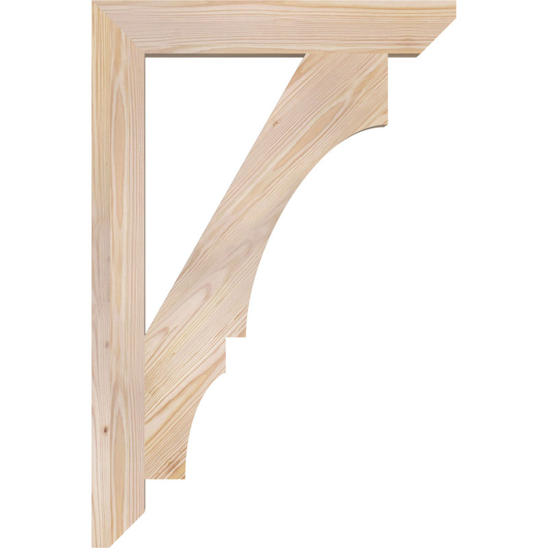 Support latté 3 1/2 po x P 24 po x H 36 po, sapin Douglas, H 36 po x l 3,5 po x P 24 po, Sapin de Douglas, Lisse