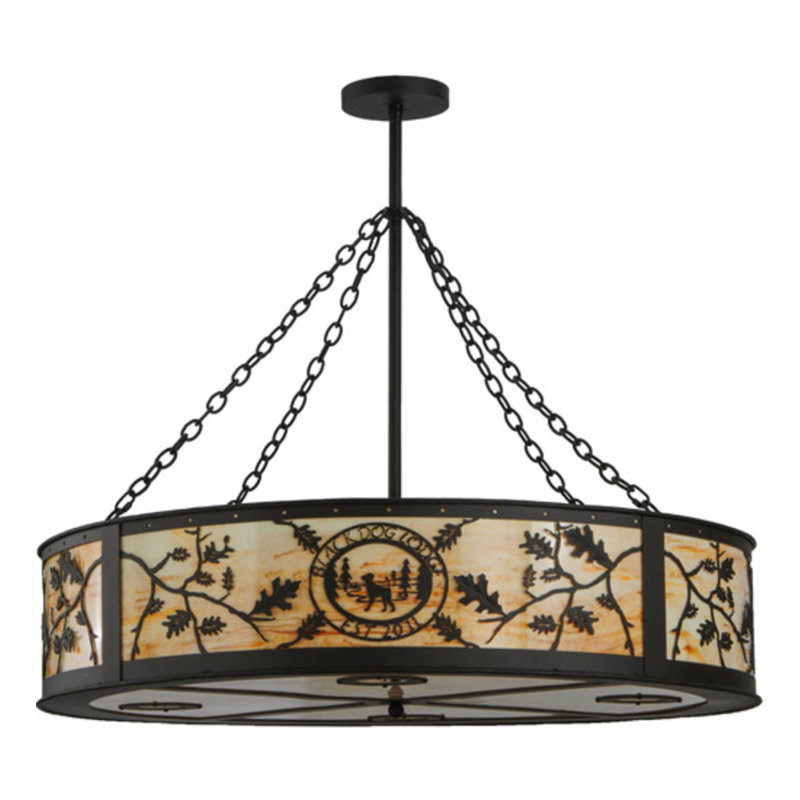 Personalized 13 - Light Drum Chandelier