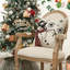 Housse de coussin Merry Christmas Snowman Let It Snow, 18 x 18 pouces