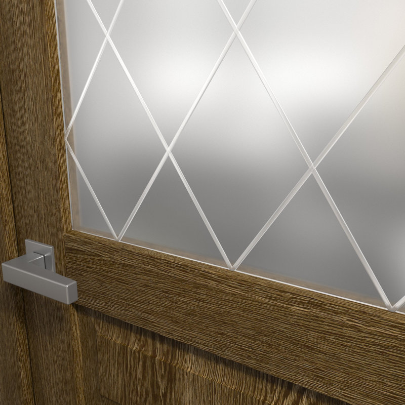 Sliding Closet Barn Bypass Doors | Ego 5011 | Modern Rails Hardware Set | Wood Solid Bedroom Wardrobe Doors, 72'' x 80''