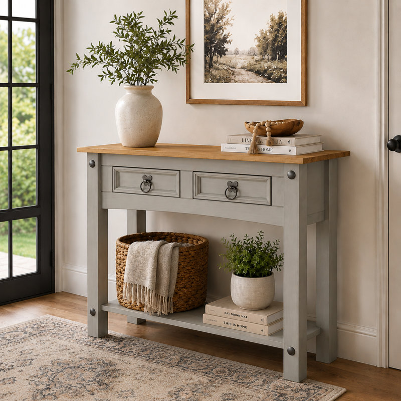 Genova 90cm Console Table