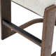 Chelsea 26" Upholstered Fabric Counter Bar Stool In Ivory