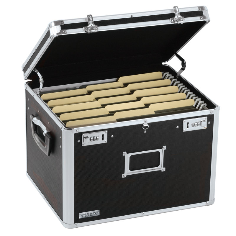 Vaultz Locking File Chest Storage Box