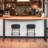 Poolesville Upholstered Counter Stool with Metal Frame-645992060