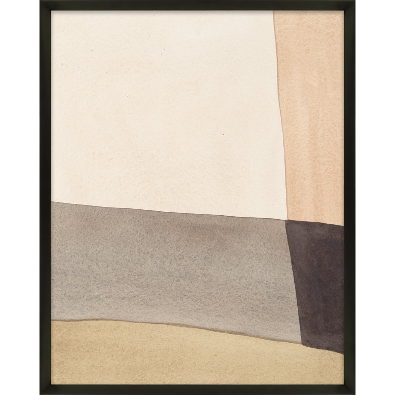 Overlapping 2 Painting by Julia Balfour, 20" H x 16" W x 1.25" D, Black Framed