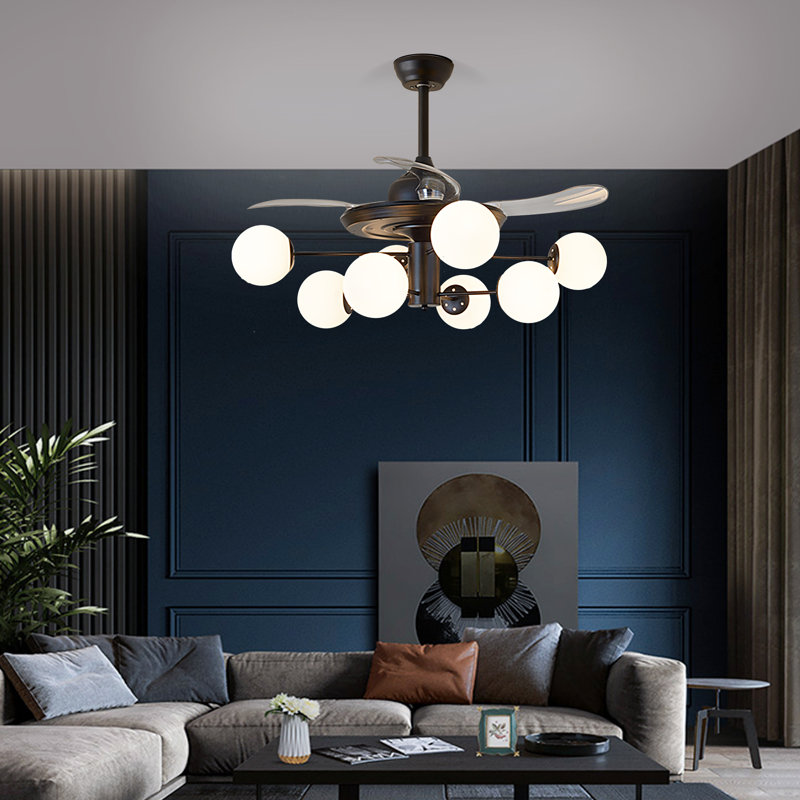 Kellyton Ceiling Fan with 8 Light Kit, 40.94"