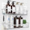 Serviteur de douche en acier inoxydable, paquet de 2