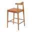 Tabouret Bandani brun clair