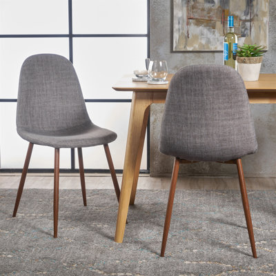 Chaises de salle à manger rembourrées Mid-Century