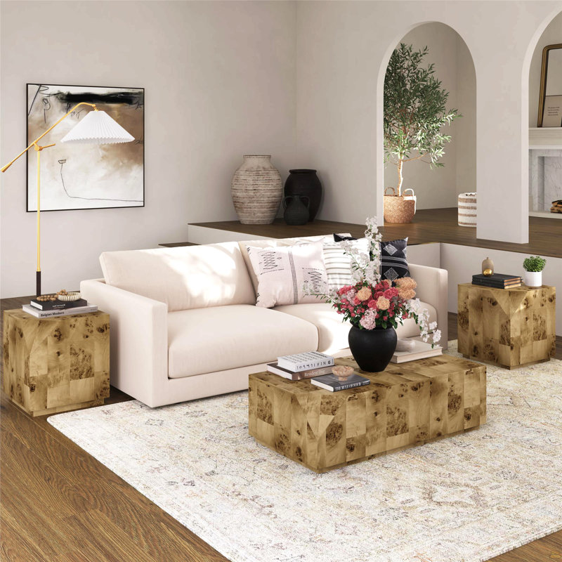 Coffee And End Table, 3 Pc Set
