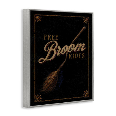 «Rustic Free Broom Rides», art de la giclée encadrée par Molly Mattin