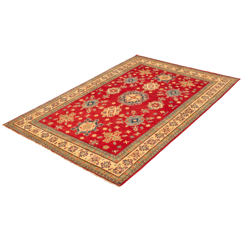 Tapis rouge foncé Finest Ghazni 6 pi 7 po x 9 pi 7 po
