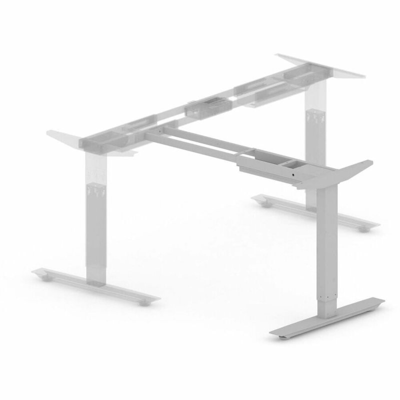 Sit-Stand 3Rd-Leg Base, Silver