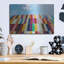 «Glass Rainbow», art mural en métal-1029726830