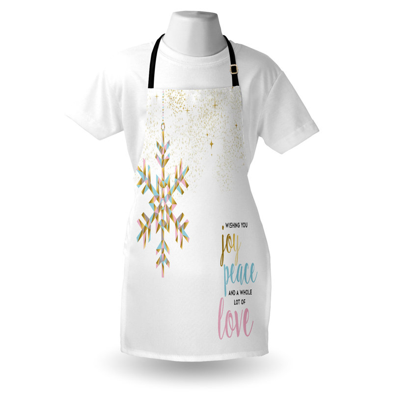No Pattern Bib Apron