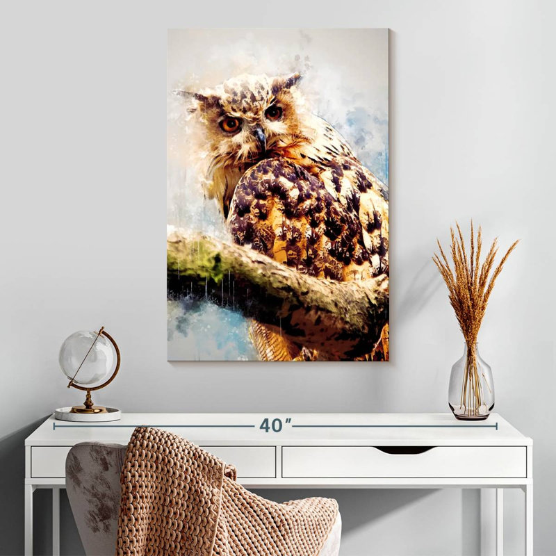 Hibou, H 30 po x l 20 po