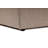 Stylish Pouffe Ottoman, Brown, 33.5 x 16.9 x 33.5 inches | 100% Hornbeam Frame, 100% Linen Fabric, 32 DNS Foam for Comfort | Plastic Legs, Perfect for Living Room & Bedroom, Versatile and Chic Design