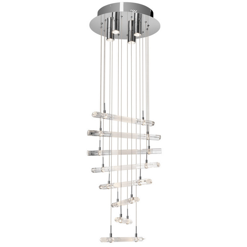 Brumit 20 - Light Dimmable Tiered Chandelier
