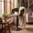 Green Adjustable Height Bar Stools With Fabric Seat Swivel Stool With Backrest For Kitchen Island, Bar, Home Pub​​-1546840794