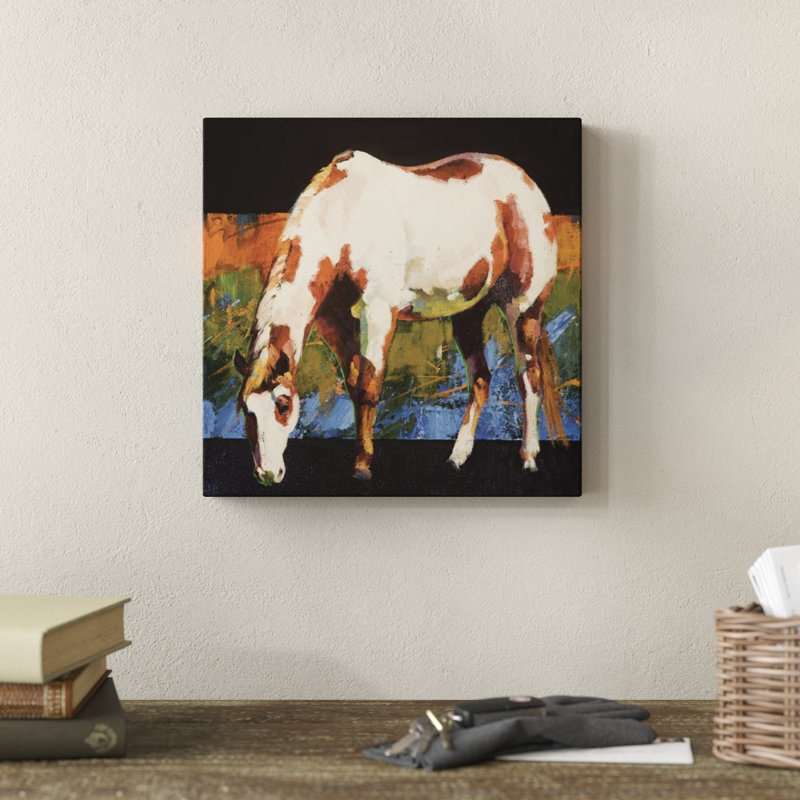 Colour Square IV by Julie T. Chapman - Wrapped Canvas Painting, 30cm H x 30cm W
