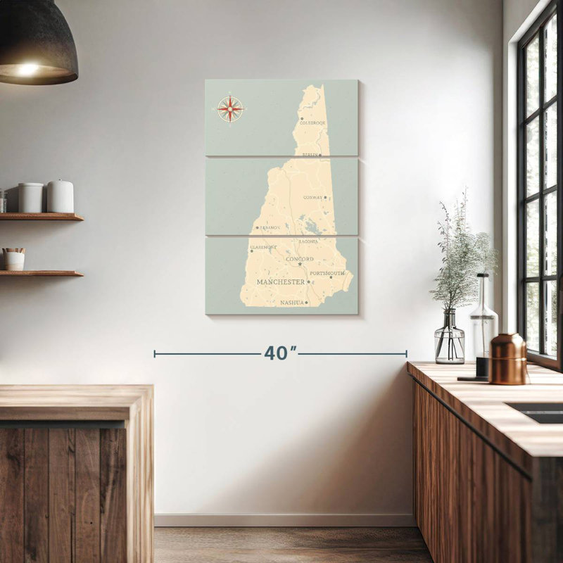 Aliaz New Hampshire Map