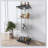 Modern Glass Display Cabinet with LED lights, Quick-assembly Antique Cabinet, Tempered Glass Bookshelf, Suitable for Living Room and Bedrooms, 1-door 3-shelf-508352413