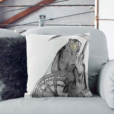 Abstract Square Throw Cushion