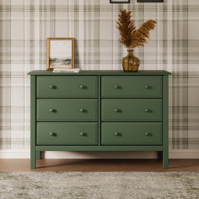 Jayden 6 Drawer 48" W Double Dresser