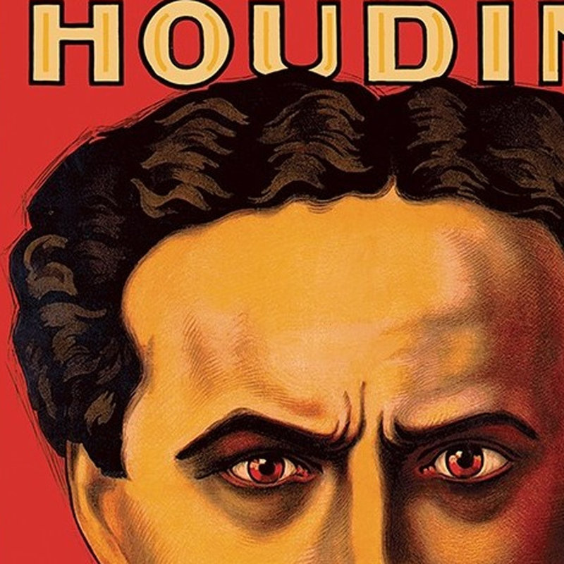 Art mural 8,5 "x 11" Houdini, H 48 po x l 36 po x P 0,1 po