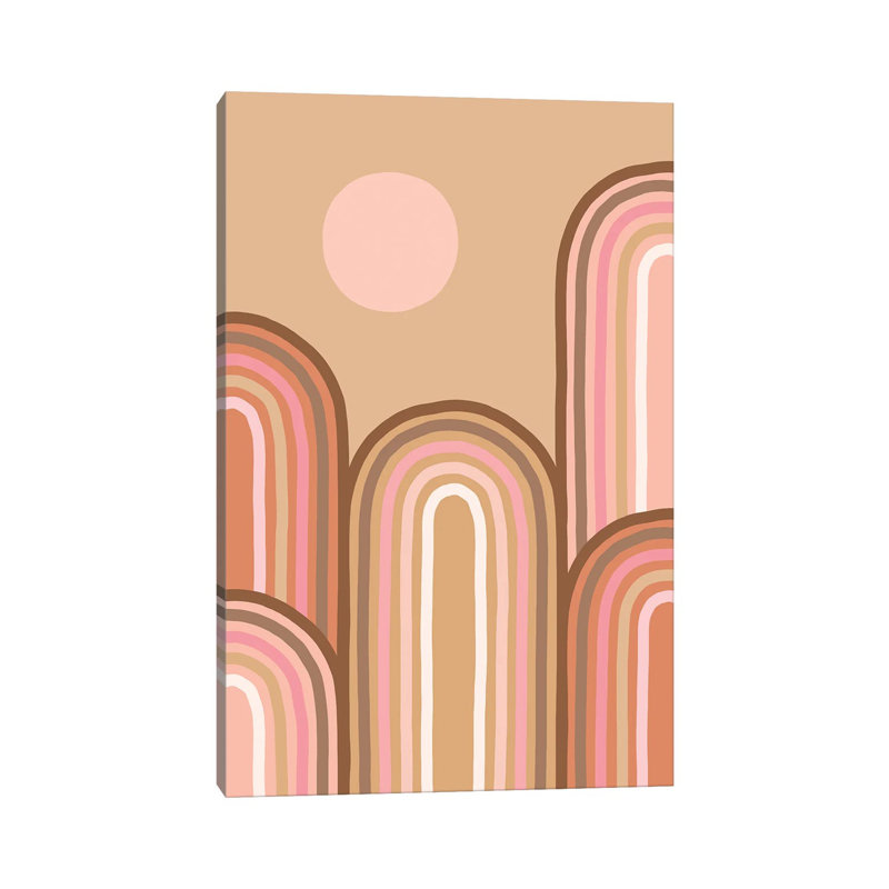 Growing Rainbows II - Print on Canvas, Wrapped Canvas, 20.32 cm H x 30.48 cm W