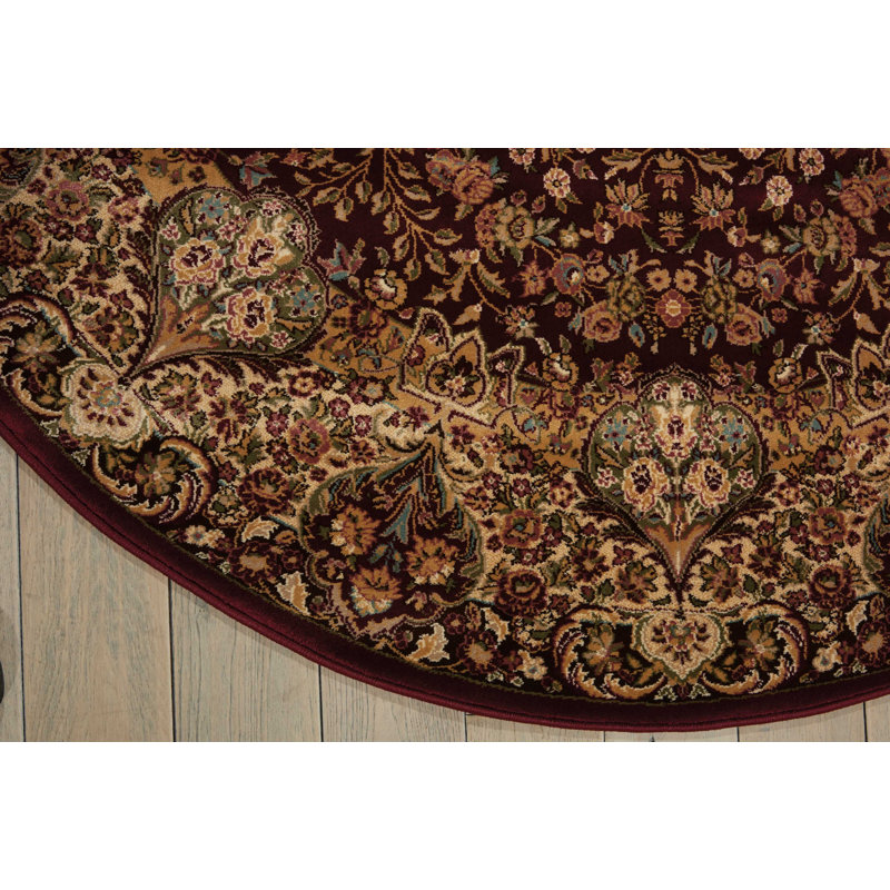Zarevant Oriental Indoor Rug, Round 3'9"