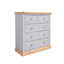 Stanford 90cm W 5 - Drawer Chest of Drawers