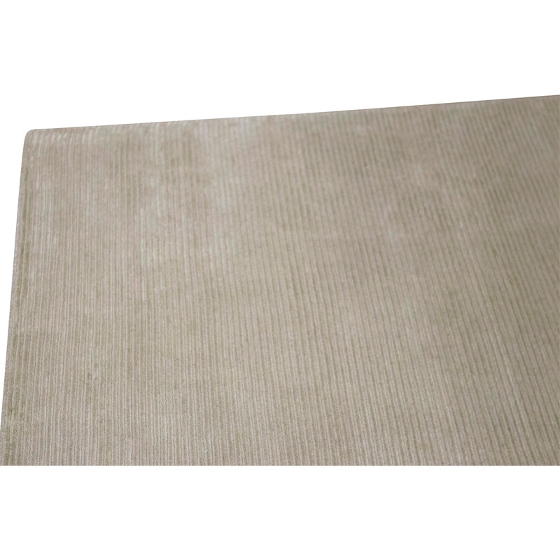Tapis gris noué à la main de haute qualité