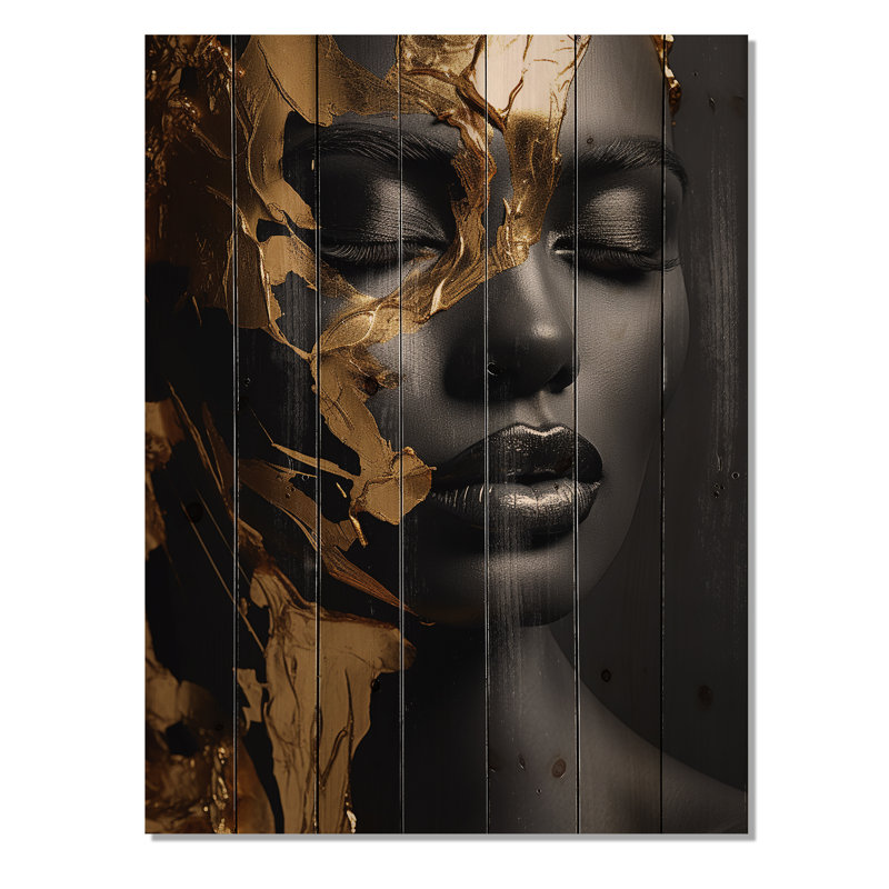 Stephane - Panneaux de décoration murale en bois tendance, H 32 po x l 24 po