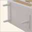 43,31 po, armoire de rangement à 6 tiroirs en rotin, pour chambre à coucher et salon
