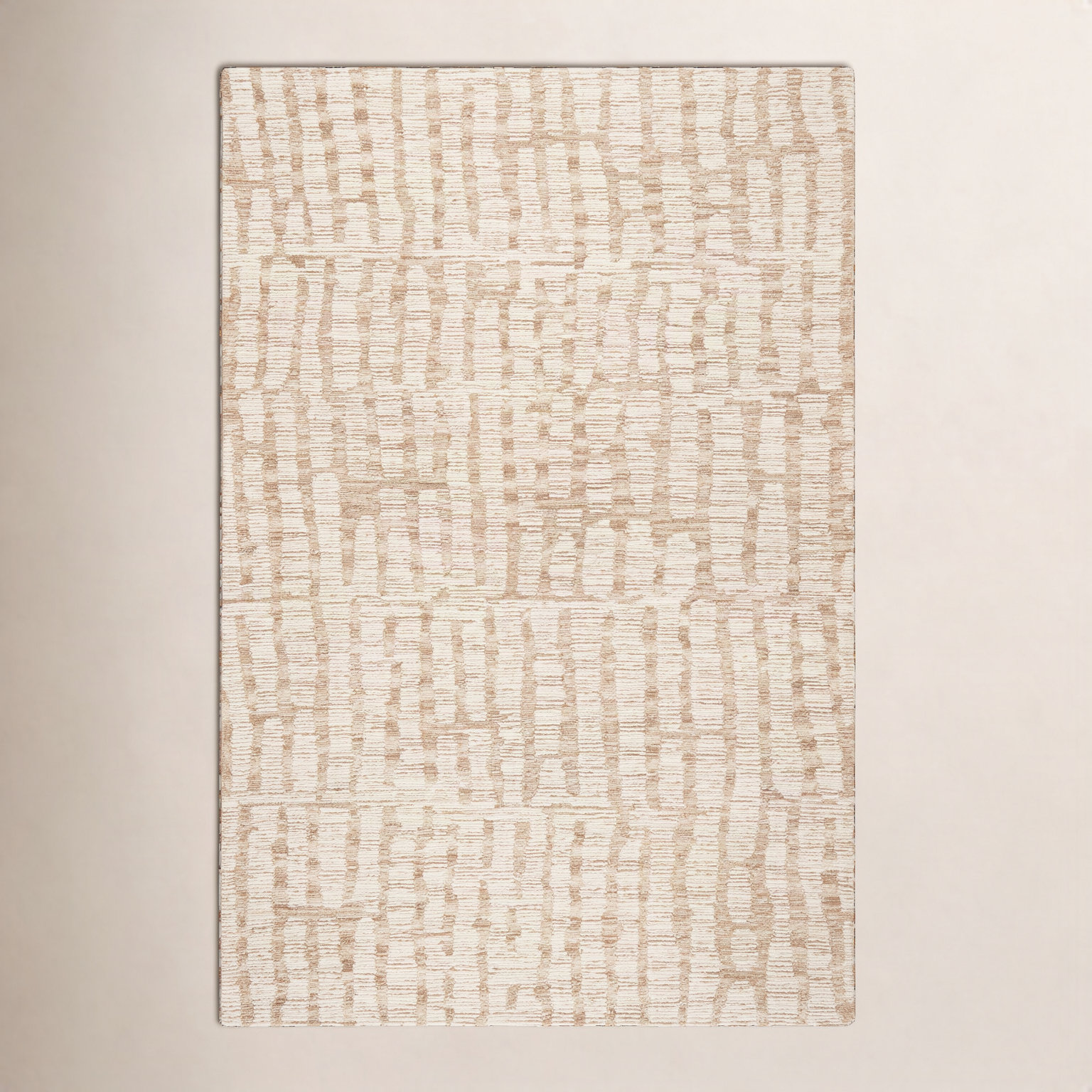 Noella Static Hand-Tufted Abstract Rug, Rectangle 5' x 8'