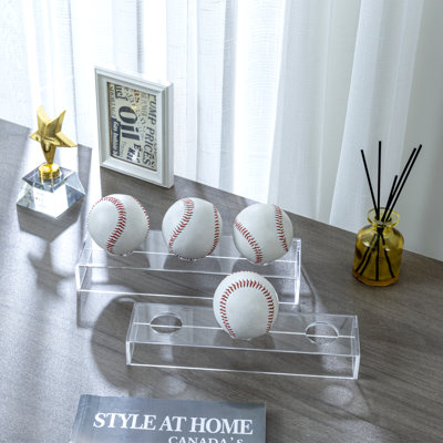 Acrylic No Mounting / Installation Required Mounted Adjustable Multi-Use Sports Rack