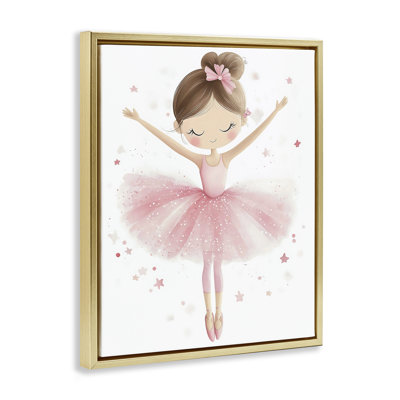 Cadre flottant Graceful Ballerina Pose, design Creative Studio